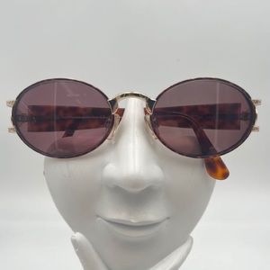 Sergio Tacchini Tortoise Gold Oval Sunglasses Frames S.T. 1020-S